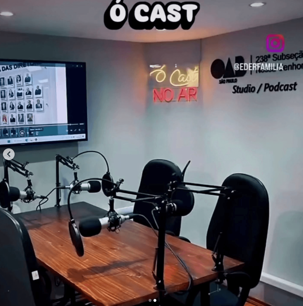 Foi inaugurado o Studio Pod/Cast Nossa Senhora do Ó