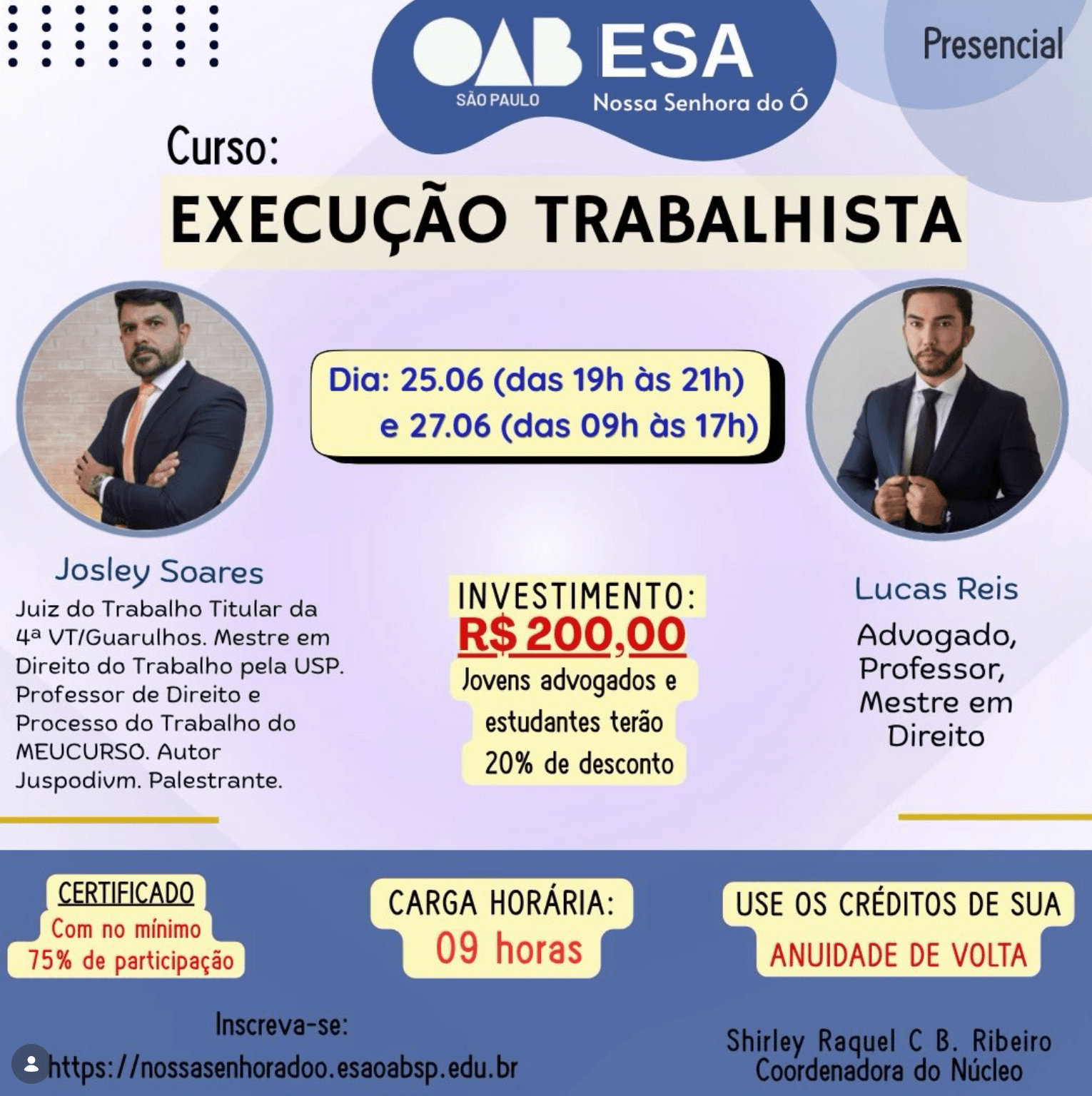 📙 ESA NSO: Curso Execução Trabalhista
