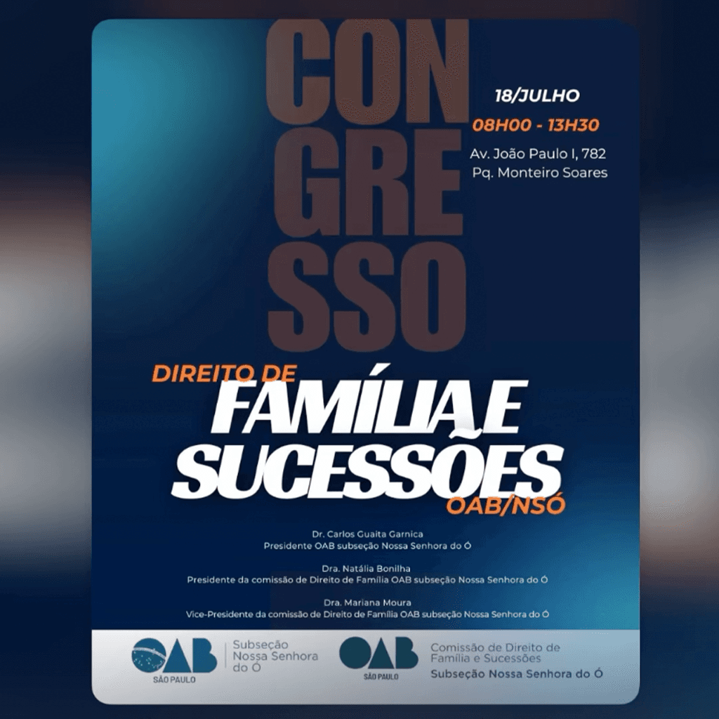 Congresso Direito de Família e Sucessões