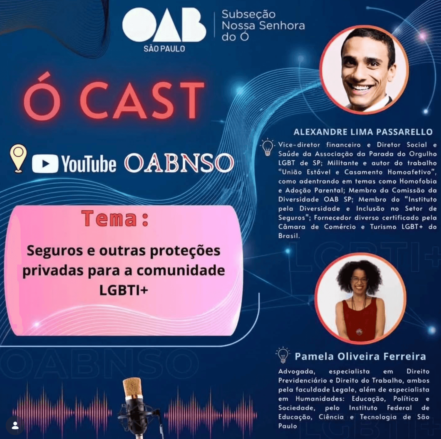 ASSISTA AGORA! 🎙️ Ó CAST: Seguros e outras proteções privadas para a comunidade LGBTI+